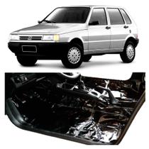 Tapete Carpete Assoalho Vinil verniz Fiat Uno Ate 98 preto