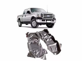 Tapete Carpete Assoalho Vinil Verniz Para F250 Dupla