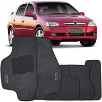 Tapete Carpete Astra 1998 à 2012 Logo Bordado Jogo 5 Peças Personalizado Automotivo