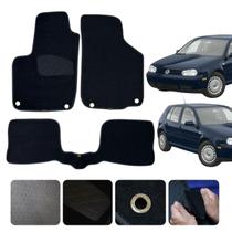 Tapete Carpete Automotivo Golf Comfortline 2002 03 04 a 10 11 Sob Medida Personalizado Cor Preta