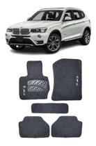 Tapete Carpete Bordado BMW X3 28i Todos Os Anos - Grafite Tapete Carpete Bordado BMW X3 28i Todos Os Anos - Grafite