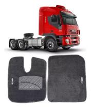 Tapete Carpete Bordado Caminhão Iveco Stralis Universal - 500.619GRF