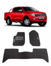 Tapete Carpete Bordado Ford Ranger Cabine Dupla Ano 2012 Até 2014 - 200.325PTO Tapete Carpete Bordado Ford Ranger Cabine Dupla Ano 2012 Até 2014 - 200.325PTO