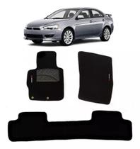 Tapete Carpete Bordado Mitsubishi Lancer Evolution Ano 2008 Até 2014 - 500.410GRF Tapete Carpete Bordado Mitsubishi Lancer Evolution Ano 2008 Até 2014 - 500.410GRF
