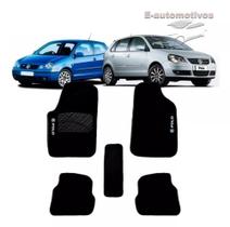 Tapete Carpete Bordado Polo Ano 2002 A 2014 - Preto - 100.327PTO Tapete Carpete Bordado Polo Ano 2002 A 2014 - Preto - 100.327PTO