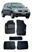Tapete Carpete Bordado Renault Clio Ano 1998 Até 2014 - 500.435PTO