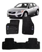Tapete Carpete Bordado Volvo C30 De 2005 Até 2011 - 500.482PTO Tapete Carpete Bordado Volvo C30 De 2005 Até 2011 - 500.482PTO