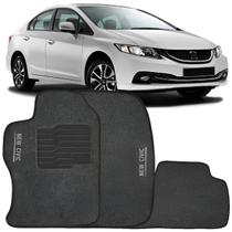 Tapete Carpete Civic 2012 à 2016 Grafite Logo Bordado Jogo 3 Peças Personalizado Automotivo Tapete Carpete Civic 2012 à 2016 Grafite Logo Bordado Jogo 3 Peças Personalizado Automotivo