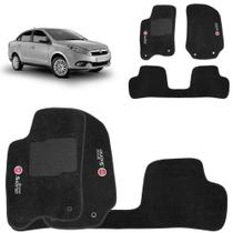 Tapete Carpete Fiat Grand Siena 2016 a 2021 Preto 3 Peças Tapete Carpete Fiat Grand Siena 2016 a 2021 Preto 3 Peças