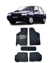 Tapete Carpete Fiat Tipo 1994 a 1997 com Logo Bordado Preto-400.323PTO