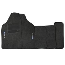 Tapete Carpete Gol G3 2000 à 2005 Grafite Logo Bordado Jogo 5 Peças Personalizado Automotivo Tapete Carpete Gol G3 2000 à 2005 Grafite Logo Bordado Jogo 5 Peças Personalizado Automotivo