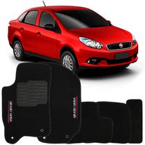 Tapete Carpete Grand Siena 2012 à 2021 Preto Logo Bordado Jogo 5 Peças Ecotap S3547 Automotivo Soft Tapete Carpete Grand Siena 2012 à 2021 Preto Logo Bordado Jogo 5 Peças Ecotap S3547 Automotivo Soft