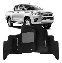 Tapete carpete hilux srv 16/. pinado (jogo 4 peças)