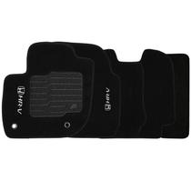 Tapete Carpete Hrv 2015 à 2018 Preto Logo Bordado Jogo 5 Peças Personalizado Automotivo