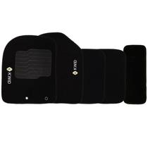 Tapete Carpete Kwid 2017 à 2025 Logo Bordado Jogo 5 Peças Personalizado Automotivo