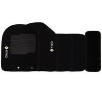 Tapete Carpete Kwid 2017 à 2025 Logo Bordado Jogo 5 Peças Personalizado Automotivo