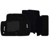 Tapete Carpete New Fit 2015 à 2018 Preto Logo Bordado Jogo 5 Peças Personalizado Automotivo Tapete Carpete New Fit 2015 à 2018 Preto Logo Bordado Jogo 5 Peças Personalizado Automotivo