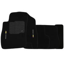 Tapete Carpete Onix 2012 à 2017 Logo Bordado Jogo 5 Peças Personalizado Automotivo