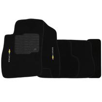 Tapete Carpete Onix 2012 à 2017 Logo Bordado Jogo 5 Peças Personalizado Automotivo