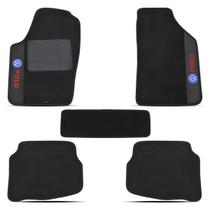 Tapete Carpete Personalizado Polo 5 Peças - Antiderrapante