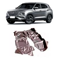 TAPETE CARPETE PRETO FOSCO HYUNDAI CRETA 2017/2021 + mala