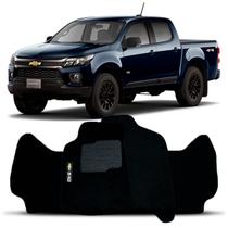 Tapete Carpete Preto Titanium Chevrolet S10 2012 A 2022 Op0322