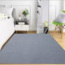 Tapete Carpete Sala Quarto Cinza 2,00 x 3,80