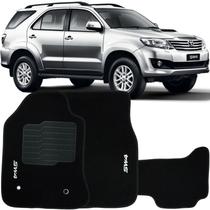 Tapete Carpete Sw4 2006 à 2015 Preto Logo Bordado Jogo 3 Peças Automotivo Soft Tapete Carpete Sw4 2006 à 2015 Preto Logo Bordado Jogo 3 Peças Automotivo Soft