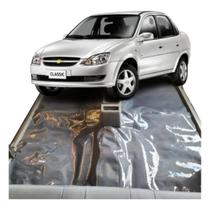 Tapete Carpete Vinil Verniz Grafite Chevrolet Celta 2003 /15