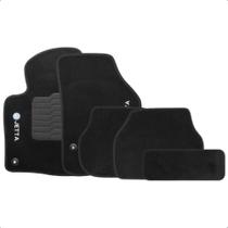 Tapete Carpete vw Jetta 2015 em Diante 5 Peças Preto Requinte