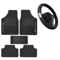 tapete carro automotivo personalizado + capa de volante