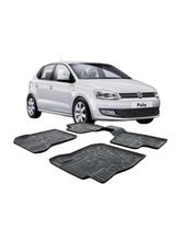 Tapete carro bandeja de Borracha Volkswagen Polo 2017 2018 2019 2020 2021 2022 2023 2024 2025 2026