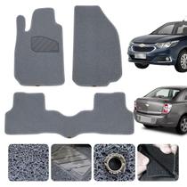 Tapete carro Cobalt 2016 17 18 19 a 2020 Capacho Cinza 12 mm Linha Premium Sob Medida Inteiriço