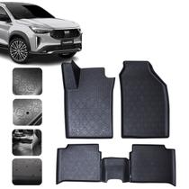Tapete carro tipo Bandeja para Fiat Fastback 22 a 2025 2026 Borda Alta Resistente Kit Completo Luxo Tapete carro tipo Bandeja para Fiat Fastback 22 a 2025 2026 Borda Alta Resistente Kit Completo Luxo