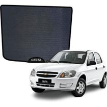 Tapete Celta 2000 a 2014 Emborrachado Porta Malas Corte Sob Medida Acessório Carro Encaixe Perfeito