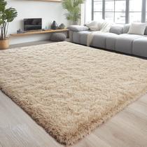 Tapete Chicrug Plush Soft Area 122x183 cm Camel 4x6 pés