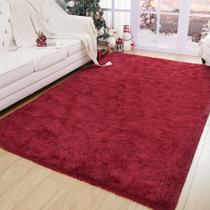 Tapete Chicrug Plush Soft Fluffy 91x152 cm, que não derrama vinho tinto