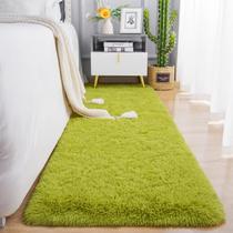 Tapete Chicrug Plush Soft Runner 61x183 cm verde antiderrapante
