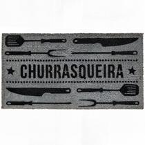 Tapete Churrasqueira Capacho Grill Vinil Churrasco 40x75cm Kapazi