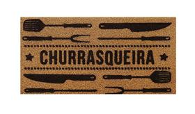Tapete Churrasqueira Capacho Grill Vinil Churrasco Kapazi