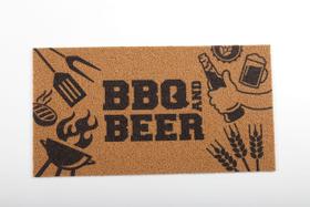 Tapete Churrasqueira Vinil BBQ and Beer 40cm x 75cm Kapazi