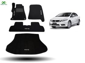 Tapete Civic 2016 Carpete Luxo Completo