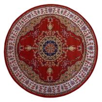 Tapete Classico Oriental 1,50M Redondo Vermelho Tipo Persa