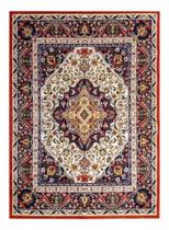 Tapete Clássico Oriental Barroco 150X200 Cm Medalhão Persa
