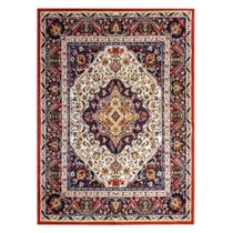 Tapete Clássico Oriental Barroco 250X350 Cm Medalhao Persa