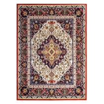 Tapete Clássico Oriental Barroco 250X350 Cm Medalhao Persa