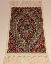Tapete Clássico Oriental Mahi Bege 0,90x0,60 Cm Tipo Persa