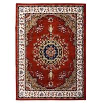 Tapete Classico Oriental Vermelho 250x350 Cm Medalhão Persa