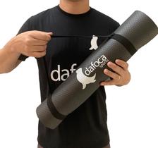 Tapete Colchonete Para Academia Ioga Pilates Treino Funcional 180x50cm 100% EVA DF1031 Preto Dafoca Sports Tapete Colchonete Para Academia Ioga Pilates Treino Funcional 180x50cm 100% EVA DF1031 Preto Dafoca Sports