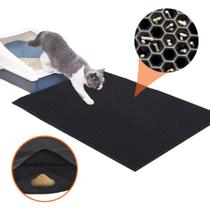 Tapete Coletor de Areia Para Gatos Caixa de Areia Limpa Patas